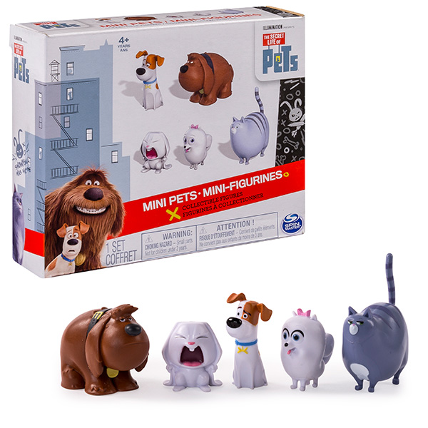 5 мини-фигурок Secret Life of Pets - Тайная жизнь домашних животных  